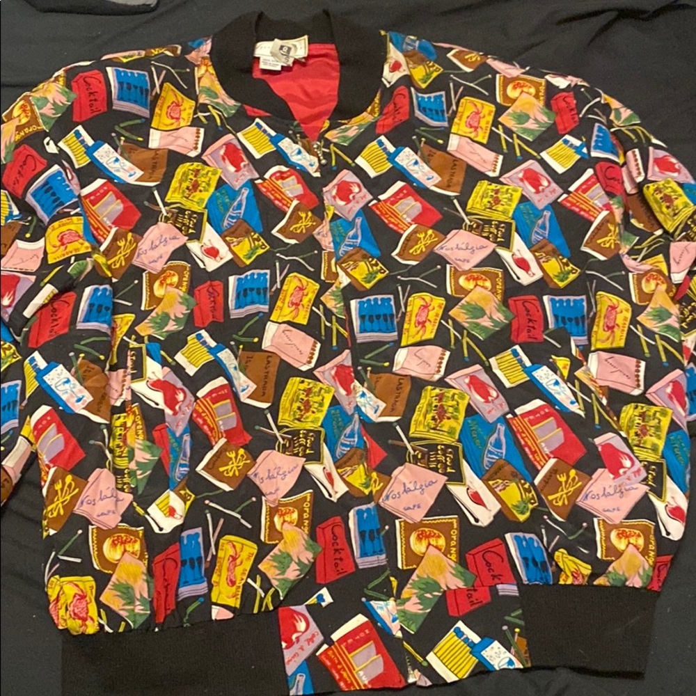 Spenser Jeremy 100% silk matchbook jacket